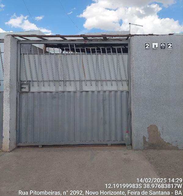 Casa em Feira de Santana, Novo Horizonte, Rua Pitombeiras, N. 2092, BA. Área: 45.66m2