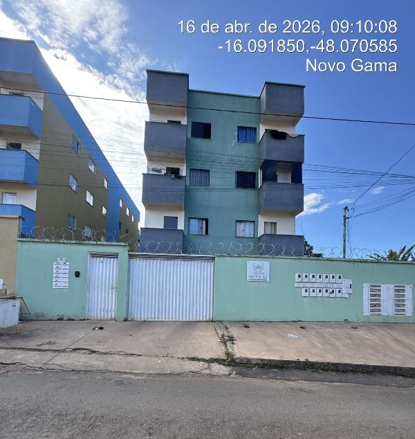 Apartamento em Novo Gama, Jardim Lago Azul, Quadra 193, N. Sn, Apto 303, 03 Pav Lt 19, GO. Área: 53.69m2