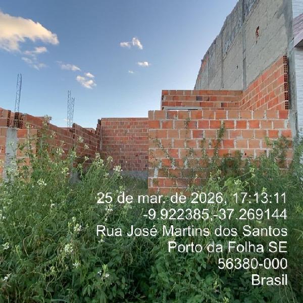 Terreno em Porto da Folha, Caraibas, Rua Sete De Setembro, N. Sn, Lt 01 Qd 01, SE. Área: 114m2