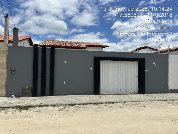 Casa em Teixeira de Freitas, Tancredo Neves, Rua Deuteronomio, N. 40, Lt 11 Qd 08, BA. Área: 61.1m2