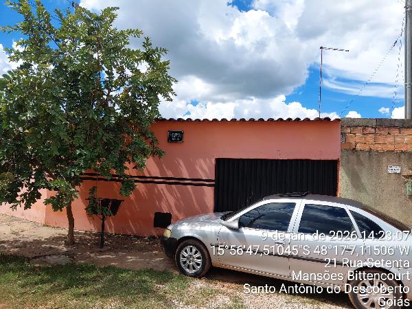 Casa em Santo Antônio do Descoberto, Mansoes Bittencourt, Quadra 05, N. Sn, Lt 13 Rua 04, GO. Área: 62.73m2