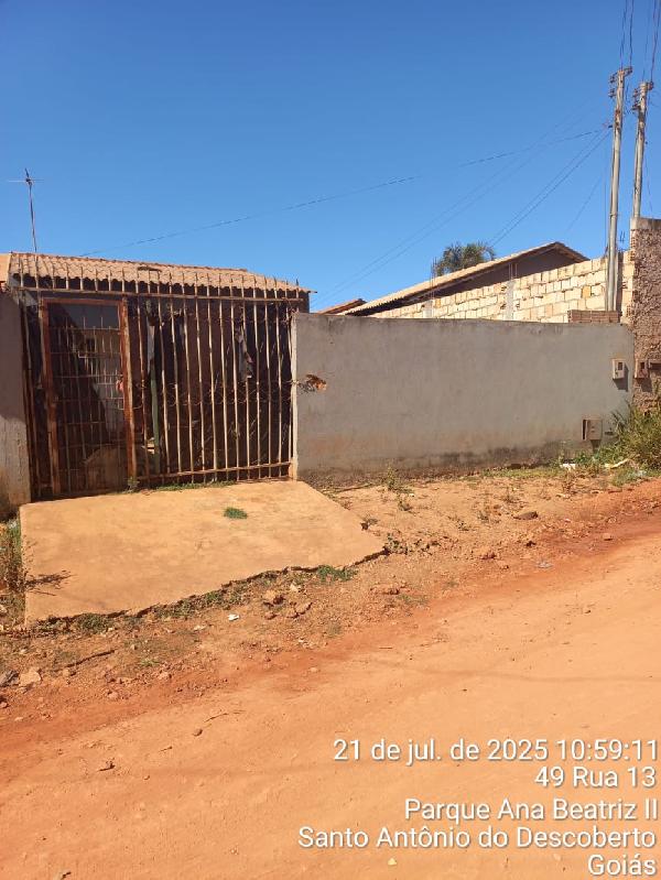 Casa em Santo Antônio do Descoberto, Jardim Ana Beatriz I, Quadra 44, N. Sn, Lt 2, GO. Área: 64.14m2