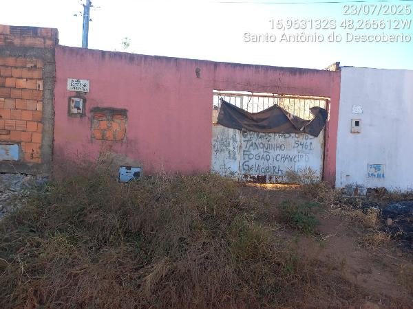 Casa em Santo Antônio do Descoberto, Jardim De Ala, Quadra Quadra 45, N. Sn, Lt 11b Qd 45, GO. Área: 58.2m2