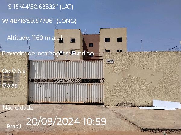 Apartamento em Águas Lindas de Goiás, Parque Da Barragem Setor 12, Quadra 82, N. Sn, Apto 304, Terreno 02 Conj A St 12, GO. Área: 51.48m2