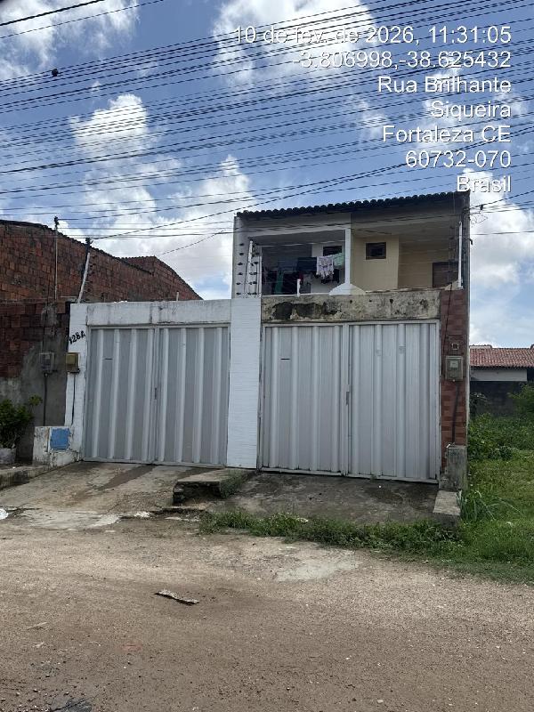 Casa em Fortaleza, Siqueira, Rua Brilhante, N. 128, Lt 41 Qd 17, CE. Área: 74.6m2