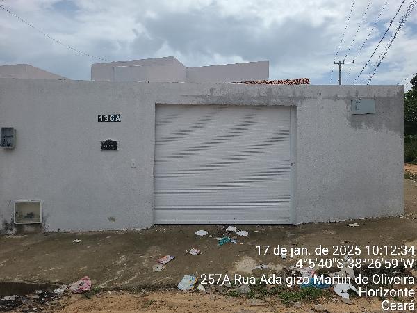 Casa em Horizonte, Vertente, Rua L, N. 136-A,, CE. Área: 66.15m2