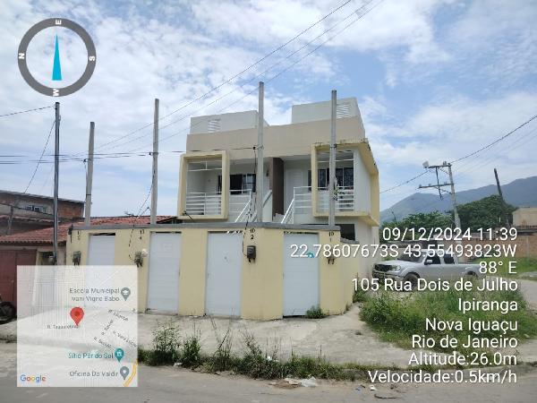 Casa em Nova Iguaçu, Ipiranga, Rua Dois De Julho, N. 10, Casa 03, RJ. Área: 37.59m2