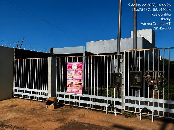 Casa em Várzea Grande, Ikaray, Rua Curitiba, N. Sn, Quadra 31 Area 16a, MT. Área: 59.8m2