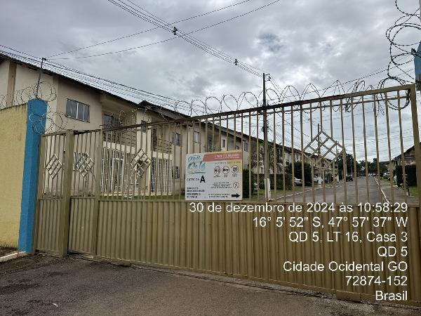 Apartamento em Cidade Ocidental, Ocidental Parque, Quadra 9, N. Sn, Apto 172, Lt 26 Rua Duque De Caxias - Vg 172, GO. Área: 55.63m2