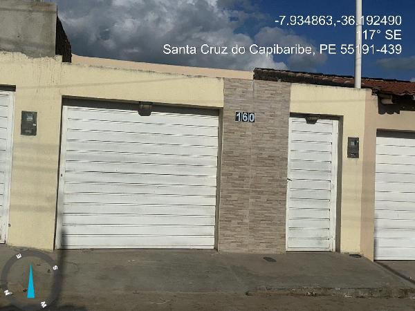 Casa em Santa Cruz do Capibaribe, Santo Agostinho, Rua 07, N. 160, Qd F1, Lt 7b, Lot Acauã 2º Etapa, PE. Área: 65.21m2