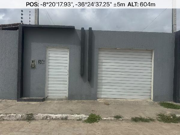 Casa em Belo Jardim, Sao Sebastiao, Rua José Domingos Da Silva, N. 36, Lt 44d Qd G, PE. Área: 53.36m2