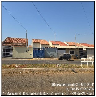 Casa em Luziânia, Mansoes De Recreio Estrela Dalva Iv, Quadra 150, N. Sn, Lt 14-A Cs 03, GO. Área: 52.97m2