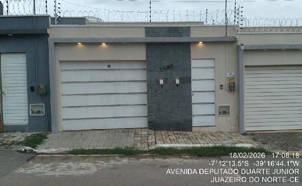 Casa em Juazeiro do Norte, Aeroporto, Avenida Deputado Duarte Junior, N. 1131, Qd J-2, Lt 02-B, CE. Área: 104.16m2