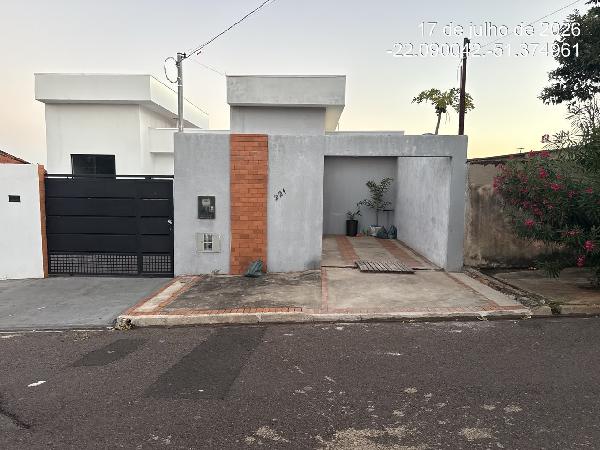 Casa em Presidente Prudente, Parque Alexandrina, Rua Paulo Weisel, N. 221, Lt T3b Qd T, SP. Área: 54.96m2