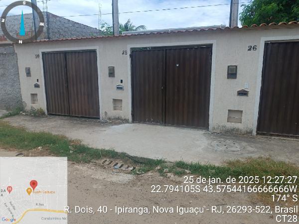 Casa em Nova Iguaçu, Cabucu, Rua Dois, N. 30, Lt 03, Qd Iii, RJ. Área: 34.24m2