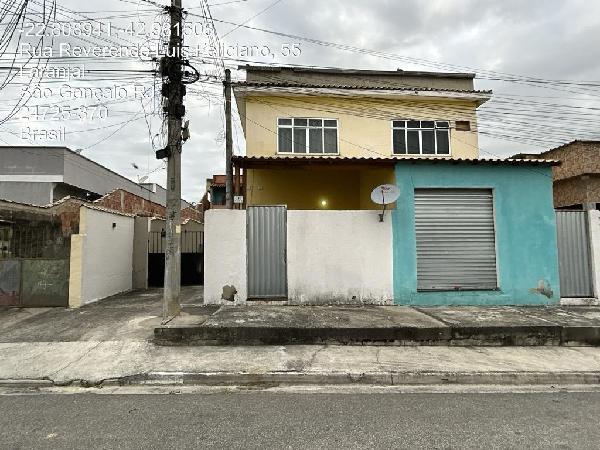 Casa em São Gonçalo, Laranjal, Rua Reverendo Luiz Feliciano, N. 337, Lt 05 Qd 76a, RJ. Área: 59.73m2