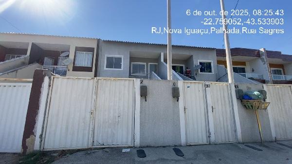 Casa em Nova Iguaçu, Palhada, Rua Sagres, N. 90, Cs 02, Qd 08 Lt 16, RJ. Área: 41.25m2