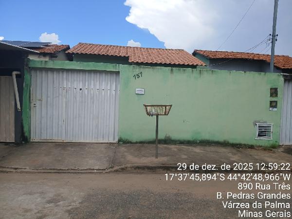 Casa em Várzea da Palma, Bairro Pedras Grande, Rua 35, N. 757, Lt 03 Qd 31, MG. Área: 46.36m2