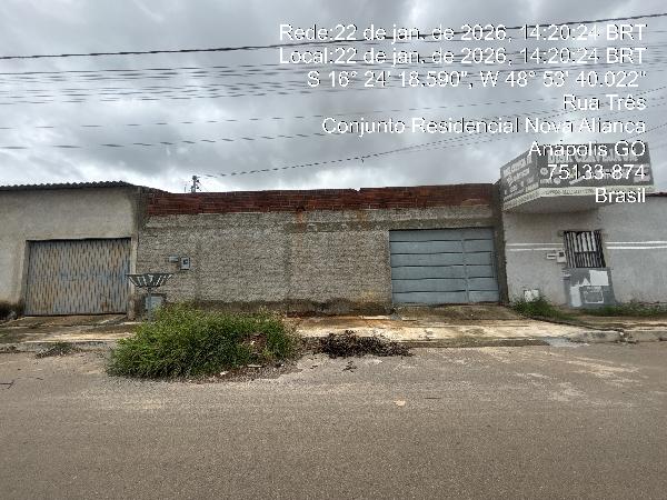 Casa em Anápolis, Residencial Do Cerrado, Rua 03, N. Sn, Terreno 10  Qd 12, GO. Área: 50.88m2