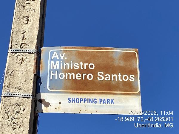 Apartamento em Uberlândia, Shopping Park, Avenida Ministro Homero Santos, N. 955, Apto 308, Bl 01, MG. Área: 43.26m2