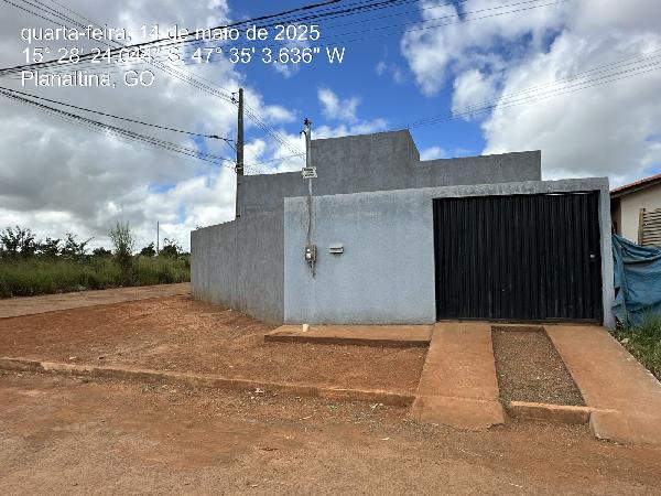 Casa em Planaltina, Jardim Das Palmeiras, Rua 14, N. Sn, Lt 18 Qd 45, GO. Área: 61.26m2