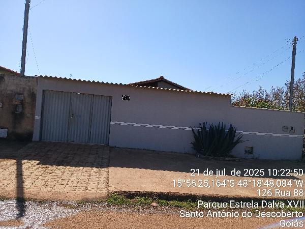Casa em Santo Antônio do Descoberto, Parque Estrela Dalva Xvii, Quadra 247 Lote 26 Rua 87, N. Sn,, GO. Área: 53.68m2