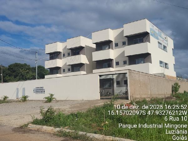 Apartamento em Luziânia, Parque Industrial Mingone, Quadra 111, N. Sn, Apto 201, 1º Pav Lt B-1 Vg 201, GO. Área: 60.89m2