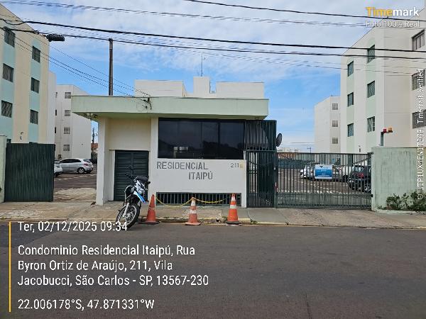 Apartamento em São Carlos, Vila Jacobucci, Rua Byron Ortiz De Araujo, N. 211, Apto 23, 2º Andar Bloco C, SP. Área: 60m2