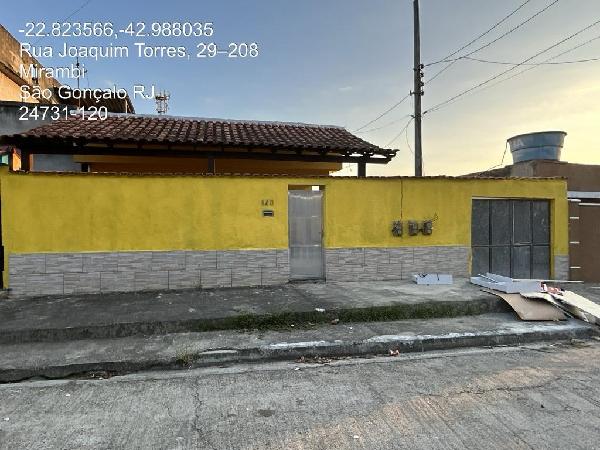 Casa em São Gonçalo, Lot Jardim Miriambi, Rua Joaquim Torres, N. 140, Qd 13, Lt 02, RJ. Área: 115m2