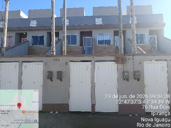 Prédio em Nova Iguaçu, Ipiranga, Rua Quatro, N. 101, Cs 06 Lt 01, RJ. Área: 35.54m2