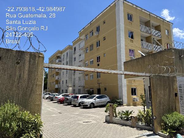 Apartamento em São Gonçalo, Santa Luzia, Rua Guatemala, N. 291, Apto 408, Bl 02, RJ. Área: 56.7m2