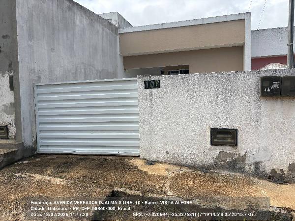 Casa em Itabaiana, Vista Alegre, Rua Vereador Djalma S. Lira, N. 10, 10b Da2, PB. Área: 57m2