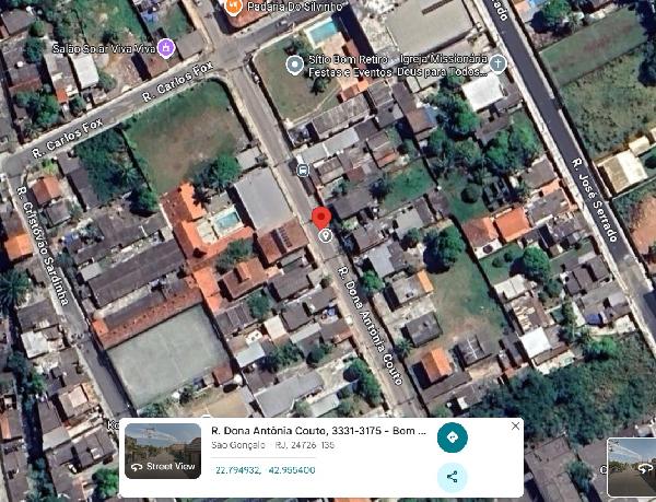 Casa em São Gonçalo, Bom Retiro, Rua Antonia Couto, N. 165, Cs 01, RJ. Área: 67.5m2