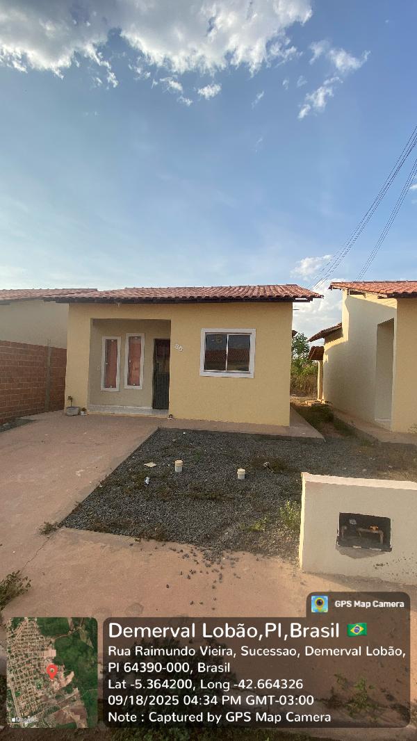Casa em Demerval Lobão, Cidade Nova, Rua Renovo, N. 80,, PI. Área: 54.4m2