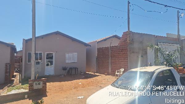 Casa em Ibitinga, Residencial Planalto Paraiso I, Rua Leonardo Petrucelli, N. 59, Lt 20 Qd 14, SP. Área: 53.34m2
