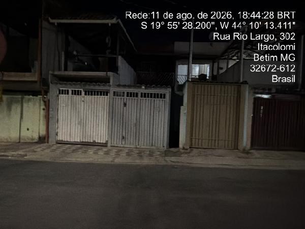Casa em Betim, Itacolomi, Rua Rio Largo, N. 317, Cs 02 Parte Lt 38 Qd 24, MG. Área: 57.55m2