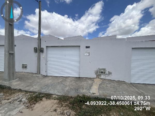 Casa em Horizonte, Vertente, Rua Turquia, N. 31-H, Quadra 01 Lote 04, CE. Área: 66.15m2