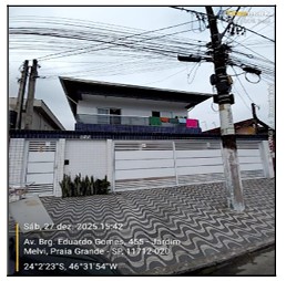 Casa em Praia Grande, Balneario Abc, Avenida Brigadeiro Eduardo Gomes, N. 522, Cs 04, SP. Área: 53.46m2