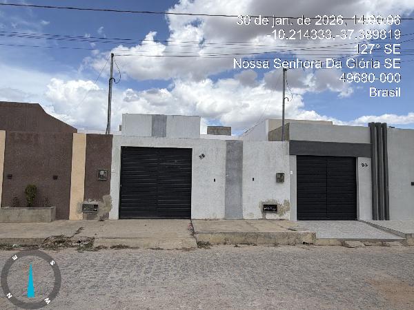 Casa em Nossa Senhora da Glória, Jardim Do Sertão, Rua I - Loteamento Cardial Iii, N. 90, Qd 06 Lt 06, SE. Área: 86.75m2