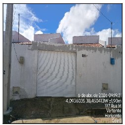 Casa em Horizonte, Vertente, Rua M, N. Sn, Cs 122g, CE. Área: 66.15m2
