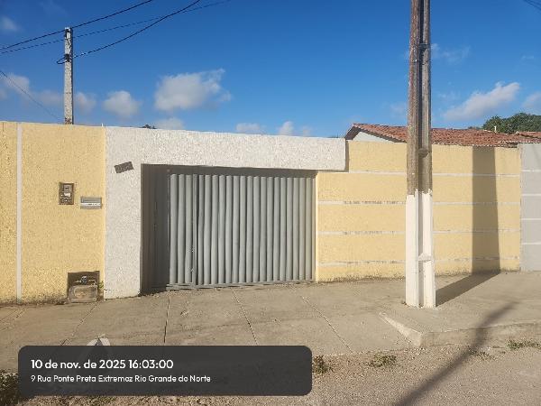 Casa em Extremoz, Santo Amaro, Rua Padre Luiz Da Figueira, N. 224, L 15, Q B, RN. Área: 49.98m2