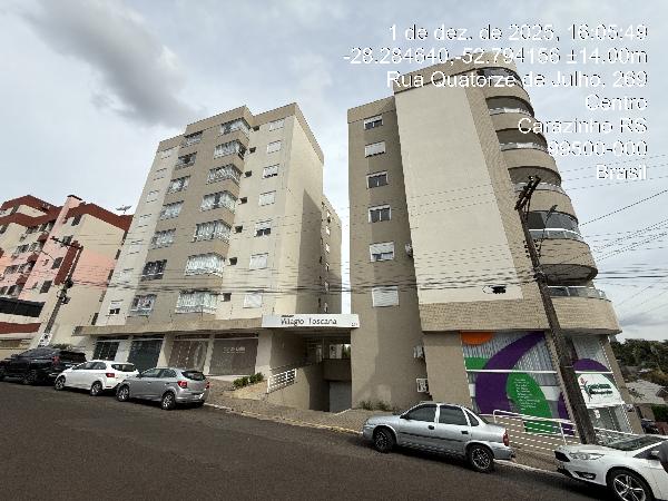 Apartamento em Carazinho, Centro, Rua 14 De Julho, N. 277, Apto 503, Bl A, RS. Área: 34.3m2