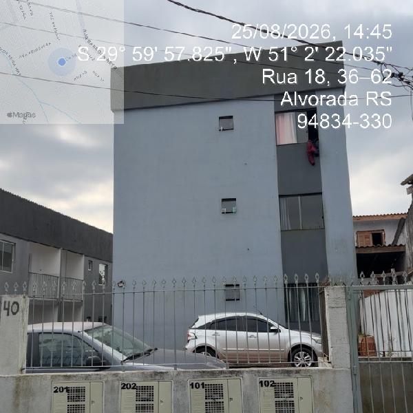 Apartamento em Alvorada, Umbu, Rua Dezoito, N. 40, Apto 202,, RS. Área: 63.2m2