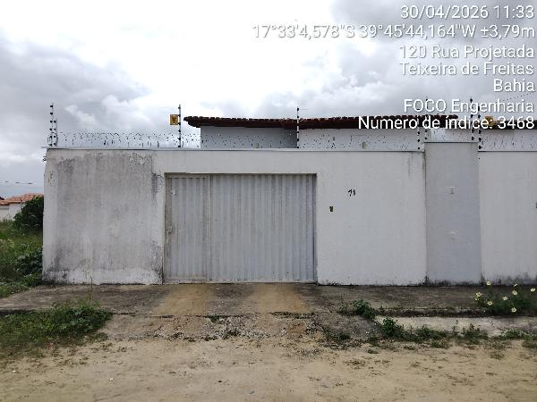 Casa em Teixeira de Freitas, Tancredo Neves, Rua Deuteronomio, N. 71,, BA. Área: 61.1m2