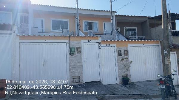 Apartamento em Nova Iguaçu, Cabucu, Rua Feldespato, N. 235, Apto 101, Pav Superior Lt 21 Qd 24, RJ. Área: 47.59m2