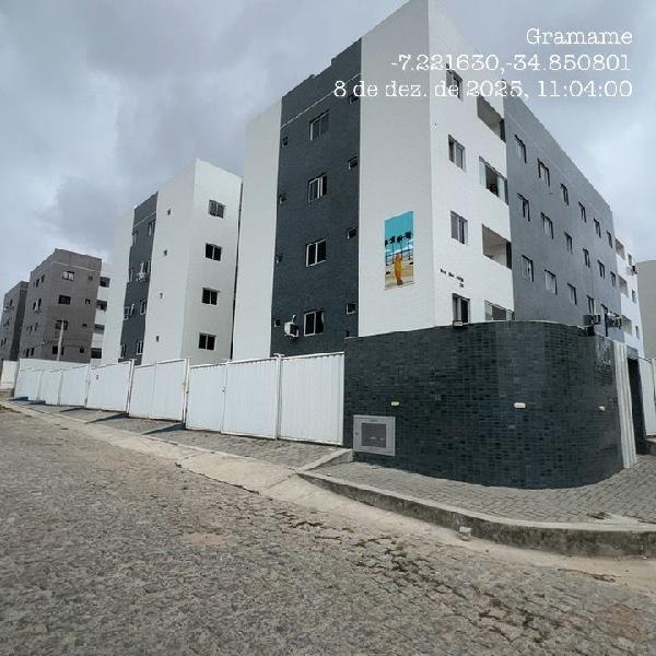 Apartamento em João Pessoa, Gramame, Rua Joaquim Alves Bezerra, N. 262, Apto 102, Bl A, PB. Área: 46.93m2
