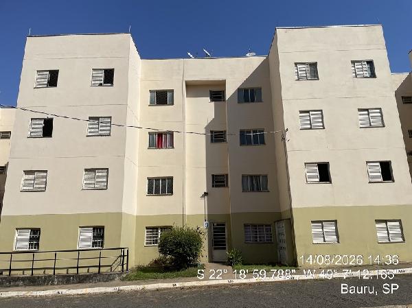 Apartamento em Bauru, Nucleo Habitacional Vereador Edson Franc, Rua Manoel Rodrigues Maduro, N. 3-25, Apto 23, Andar 2 Tipo Ii Bl 23, SP. Área: 42.51m2