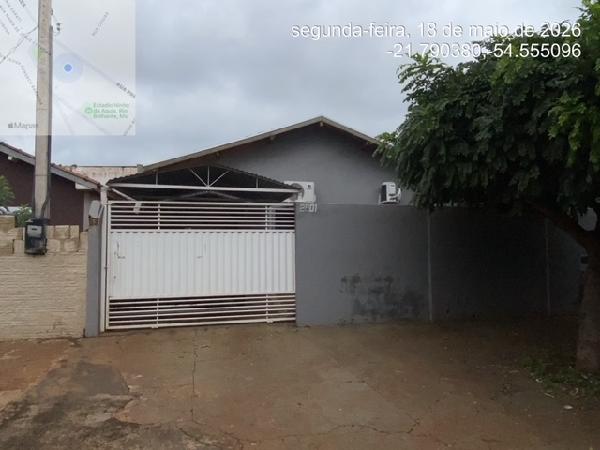 Casa em Rio Brilhante, Bairro Morada Do Sol, Rua Maria De Jesus Cerveira, N. 2801, Quadra 195-A Lote 14, MS. Área: 94m2