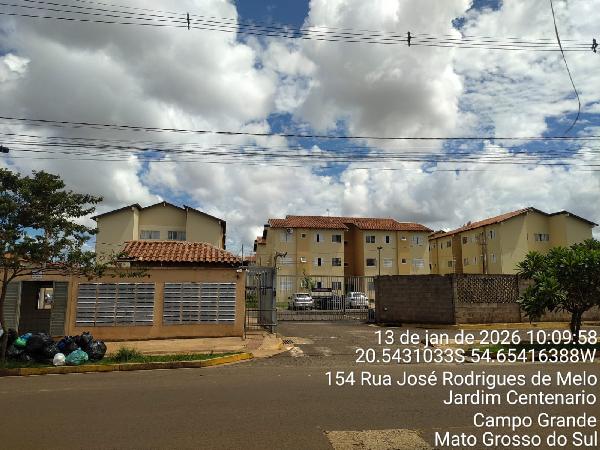 Apartamento em Campo Grande, Jardim Centenario, Rua Jose Rodrigues De Melo, N. 154, Apto 22, Bl L Vaga L-22, MS. Área: 42.17m2