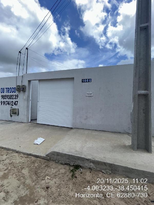 Casa em Horizonte, Vertente, Rua M, N. 166-G, Qd 01 Lt 01, CE. Área: 66.15m2